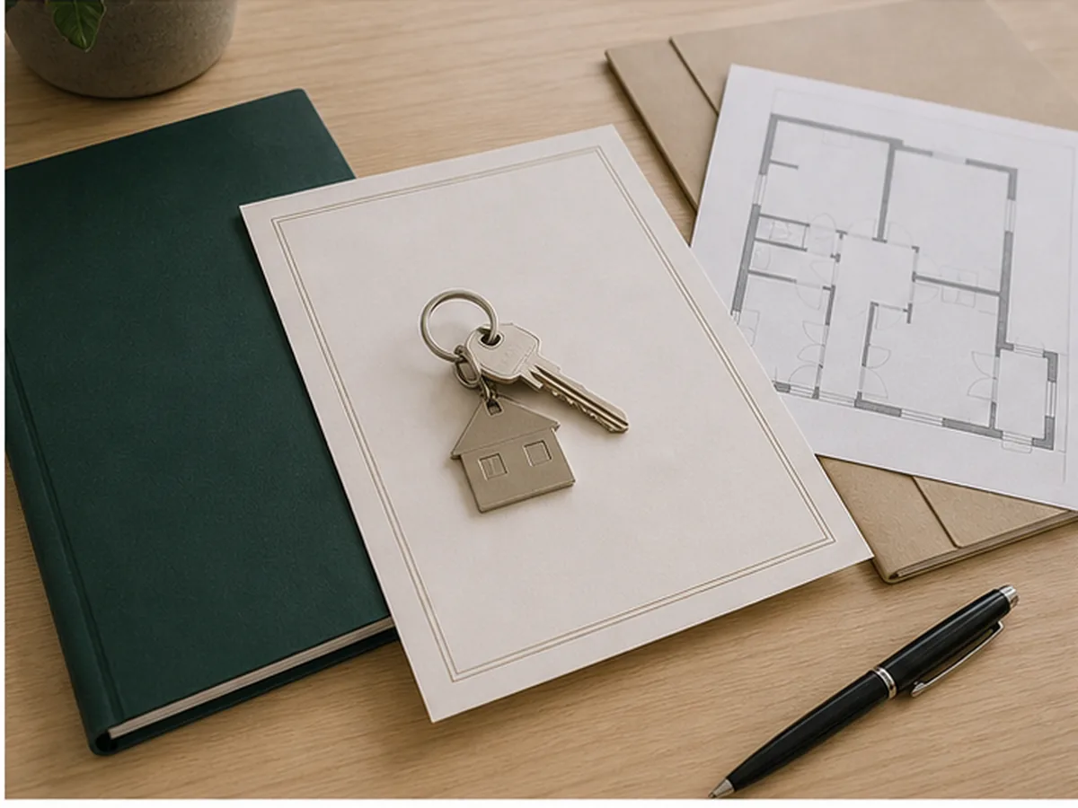 Documentos de una vivienda heredada